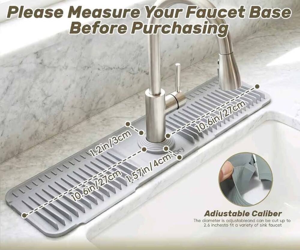sink faucet mat Rubber